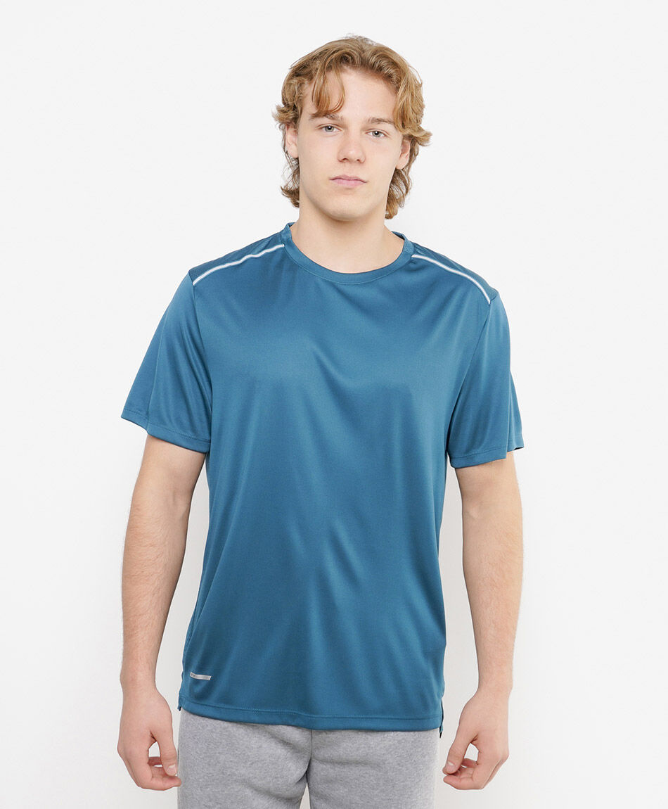 Remera deportiva hombre doble l&iacute;nea