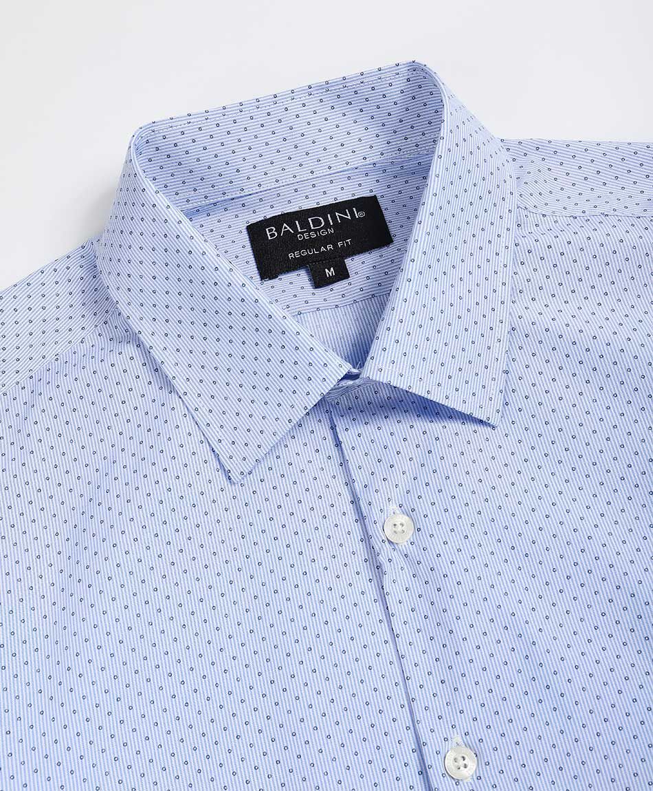 Camisa hombre dise&ntilde;o formal celeste