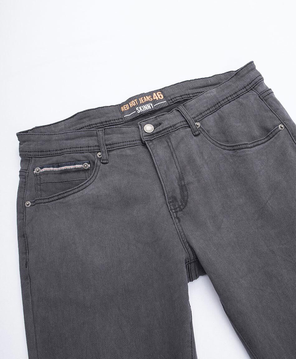 Jeans hombre gris skinny