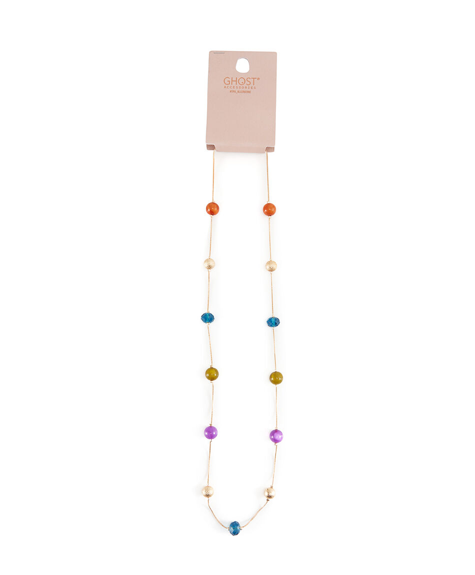 Collar mujer piedras colores