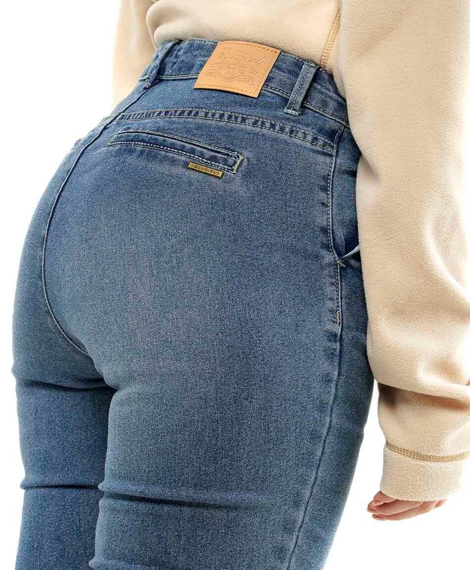 Jeans mujer bolsillo lateral skinny fit