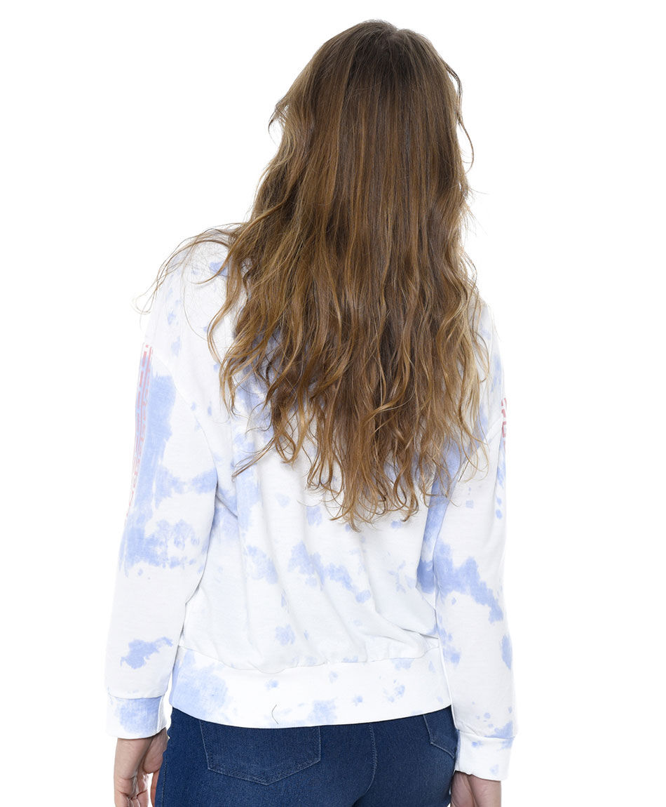 Poleron tie dye lineas