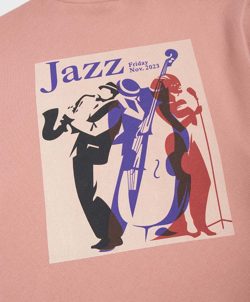 Buzo hombre doble estampado jazz