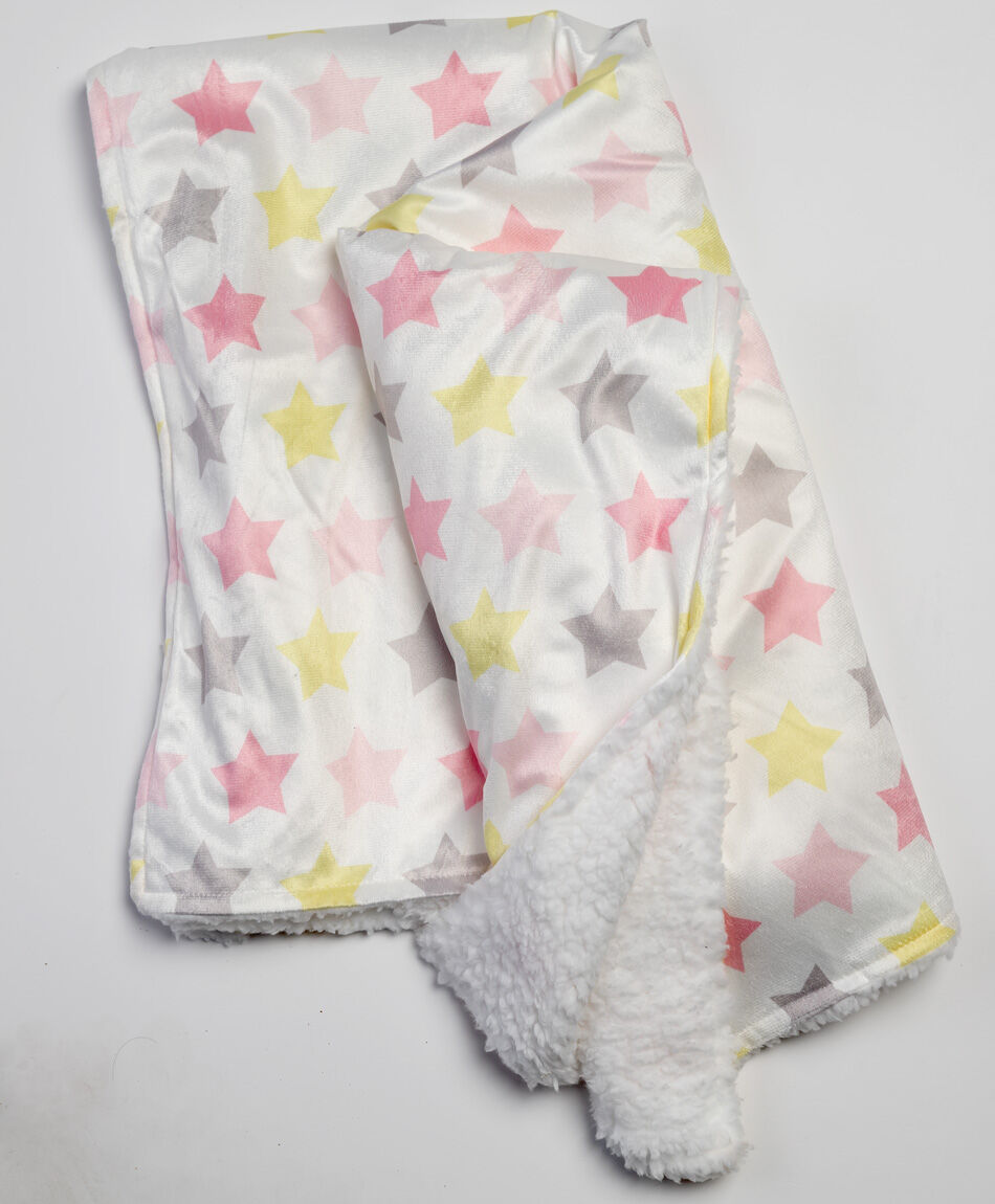 Set mantita + peluche beb&eacute; estrellas