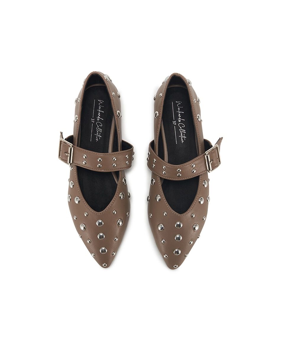 Ballerina mujer tachas
