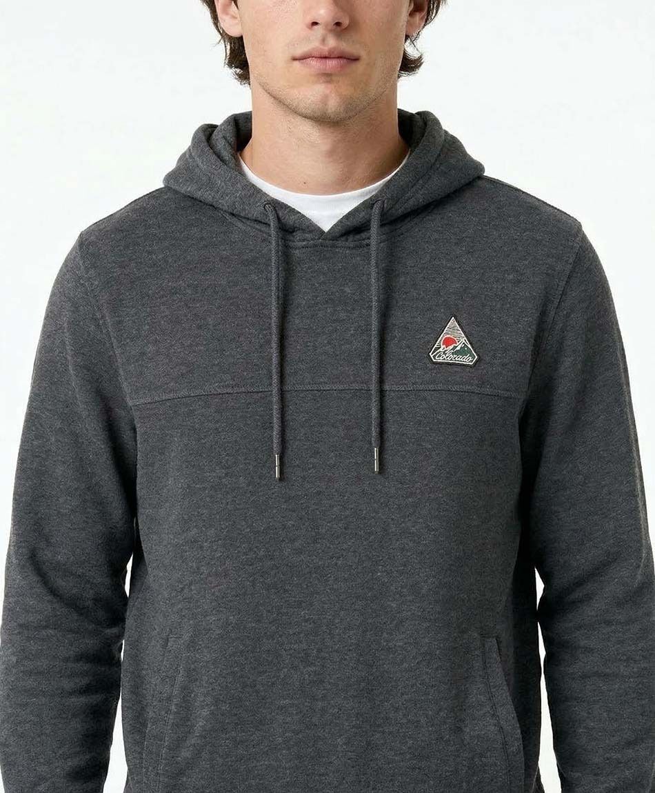 Buzo hombre parche colorado