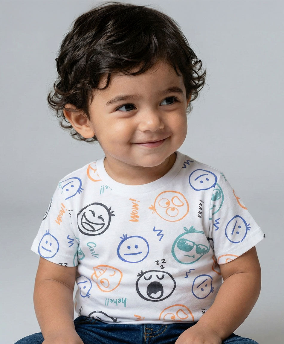 Remera beb&eacute; caritas