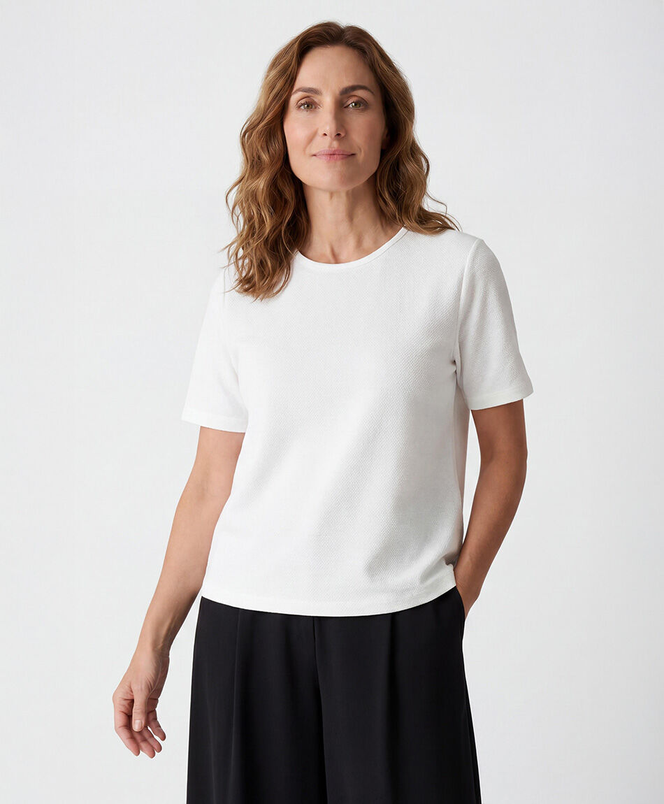 Remera mujer textura
