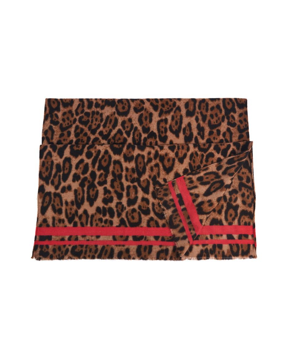 Ruana mujer animal print