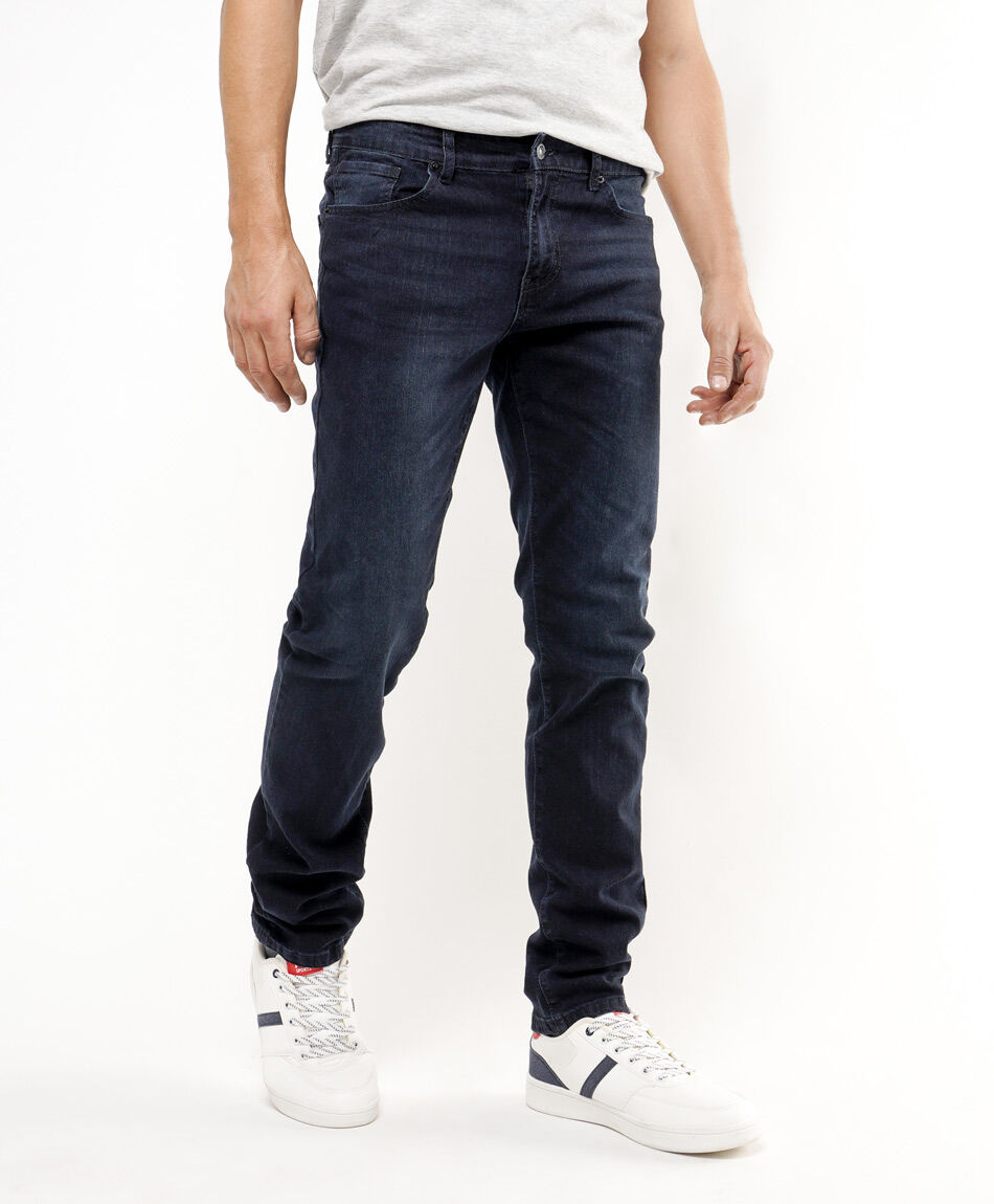 Jeans hombre dark blue skinny fit