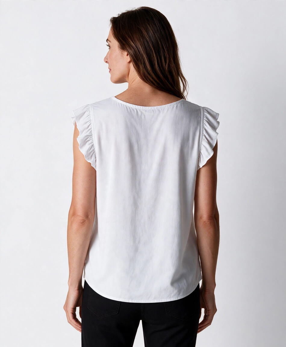 Blusa mujer manga vuelo