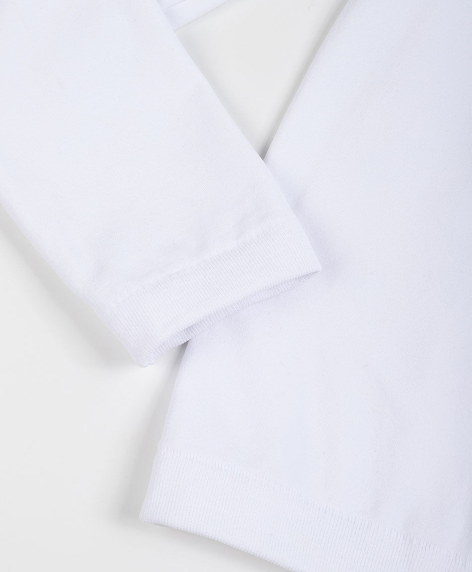 Camiseta mujer polar lisa white