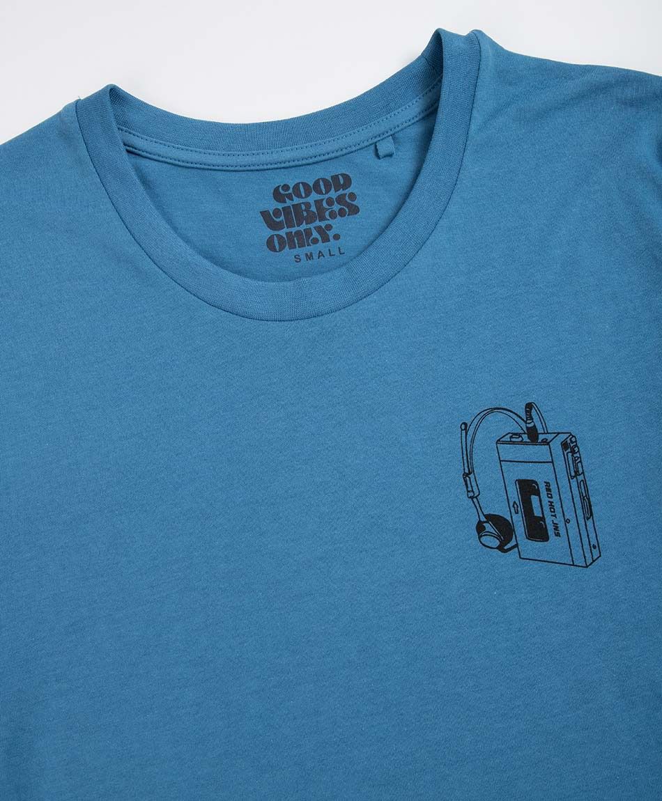 Remera hombre doble estampado simple pleasures