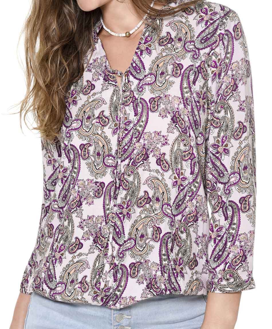 Blusa estampada pasley