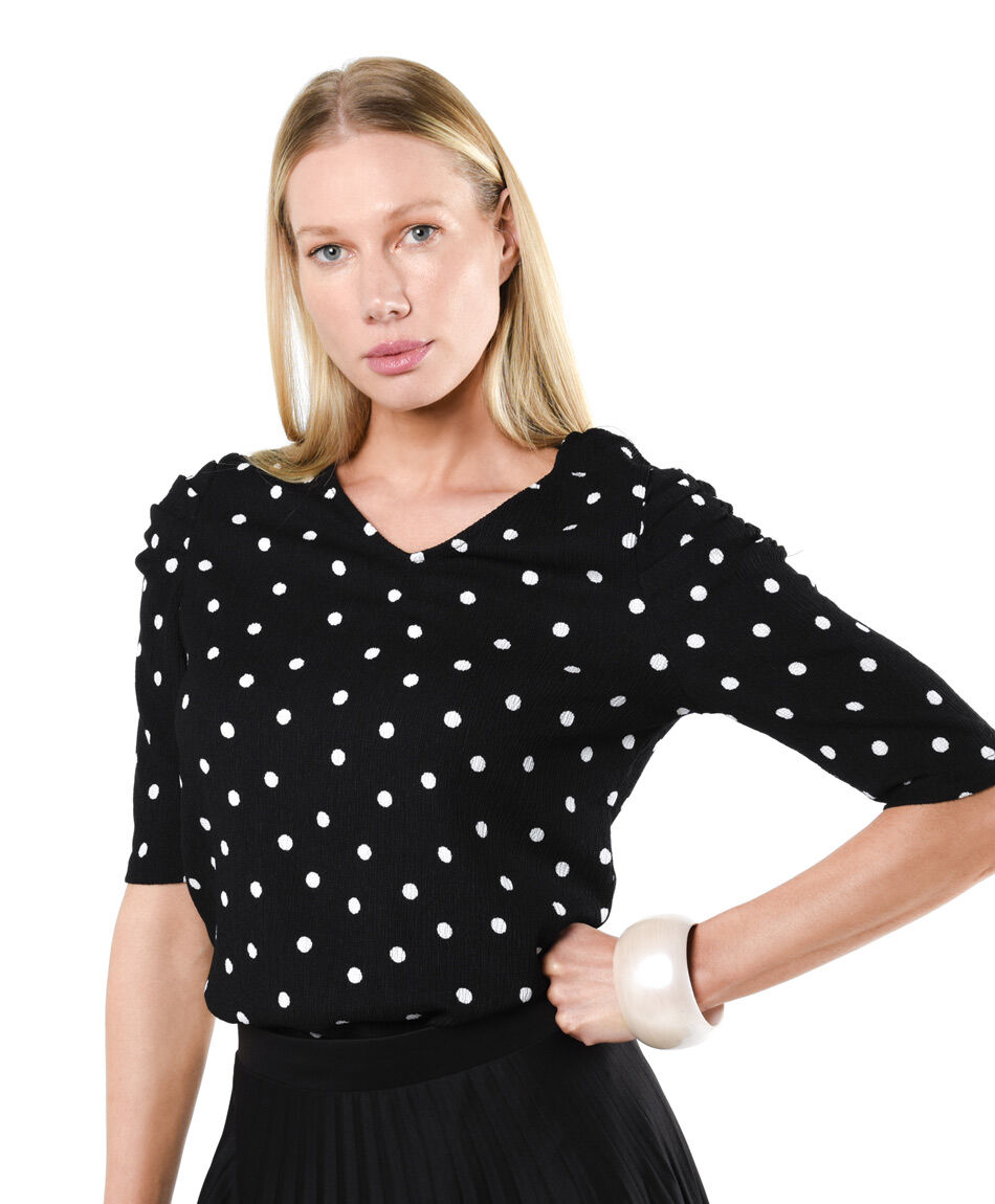 Polera mujer puntos