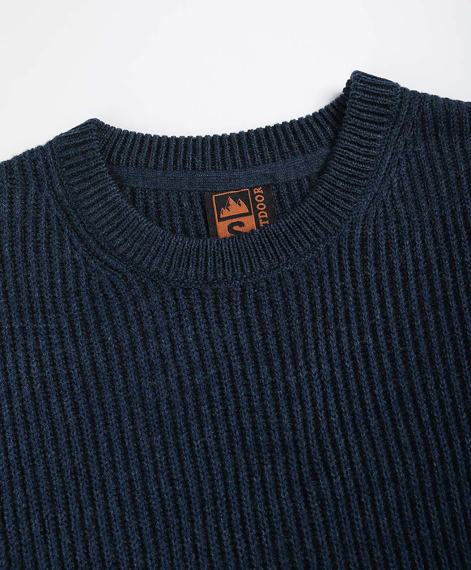 Sweater hombre acanalado