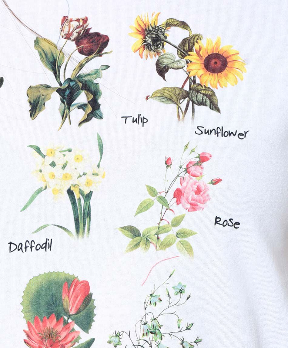 Polera diseno floral