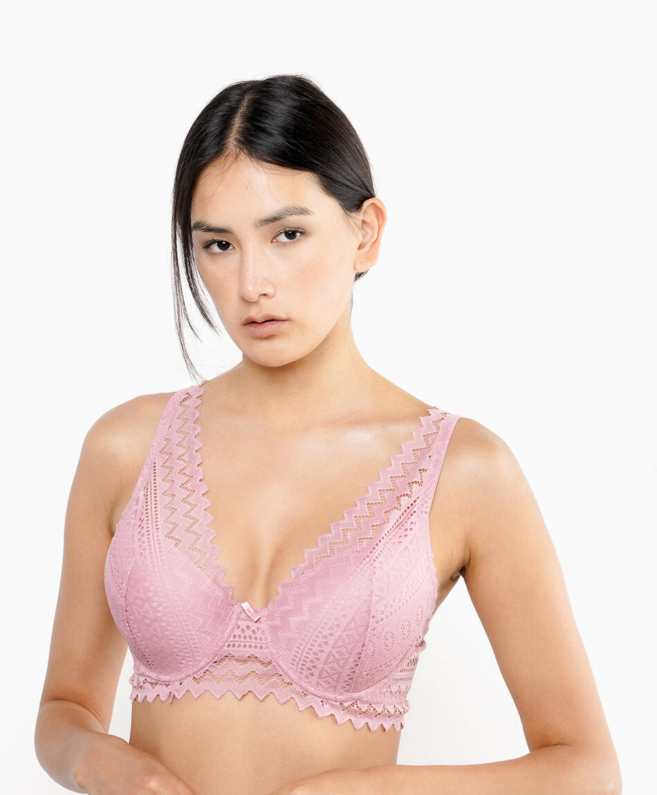 Corpi&ntilde;o mujer encaje dise&ntilde;o cuadrado