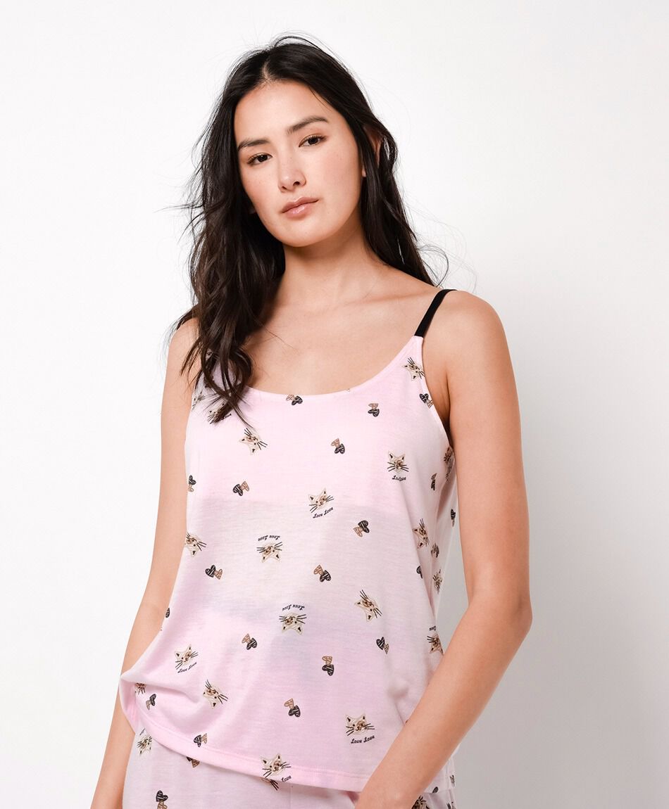 Pijama mujer pabilo gatos