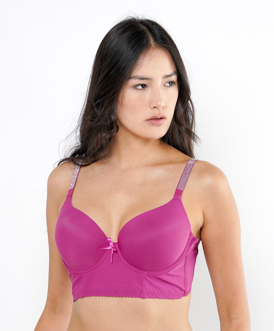 Corpi&ntilde;o mujer push up pretina ancha