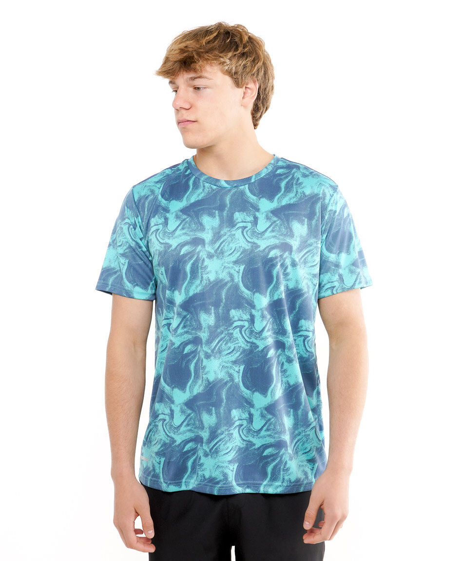 Remera deportiva hombre olas