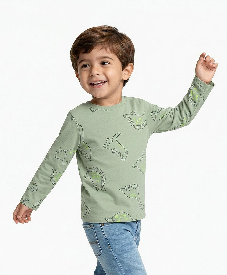 Poler&oacute;n beb&eacute; dinosaurios