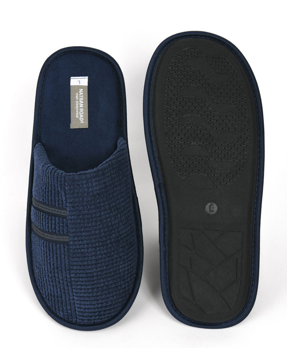 Pantufla hombre doble l&iacute;nea