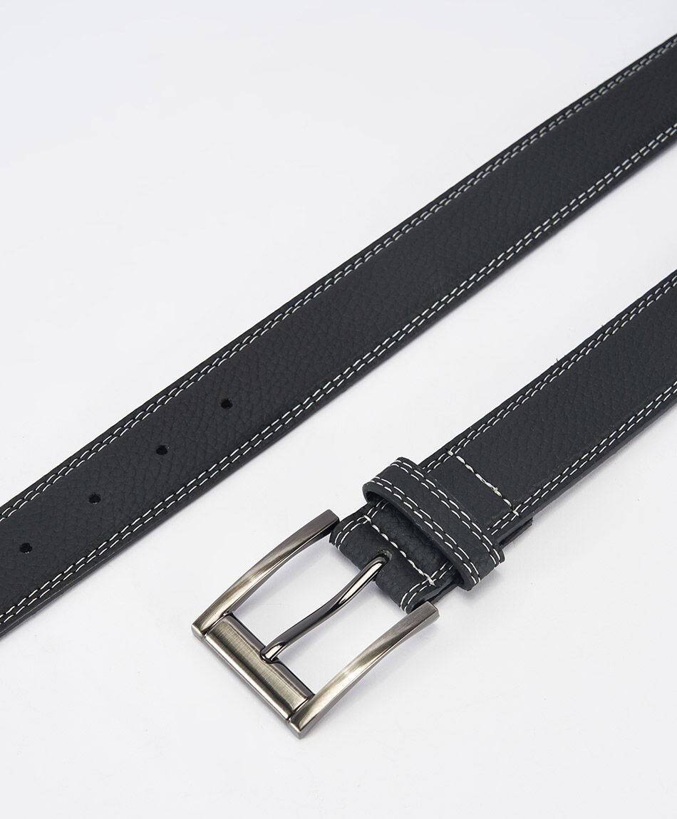 Cintur&oacute;n hombre formal texturizado