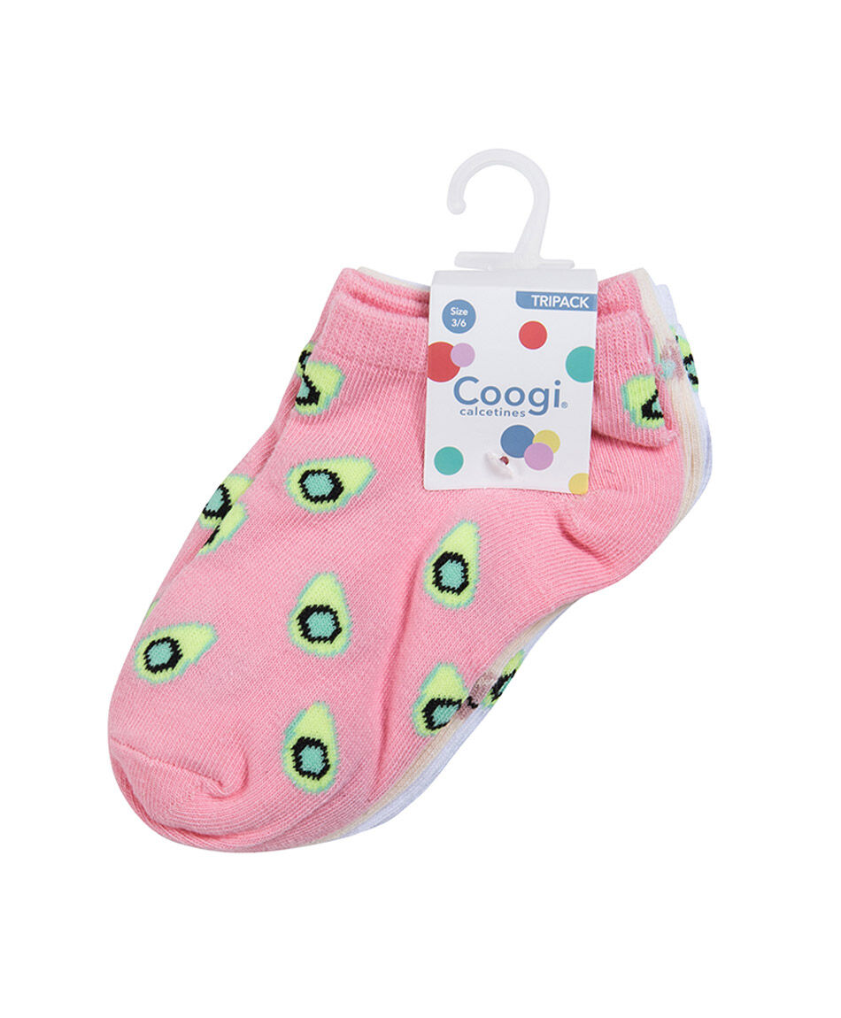 Pack 3 medias ni&ntilde;a colores