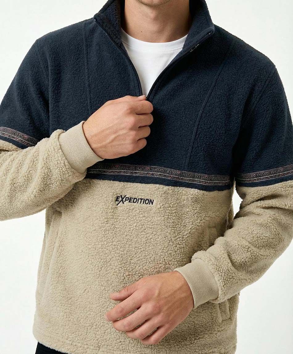 Campera hombre heavy fleece