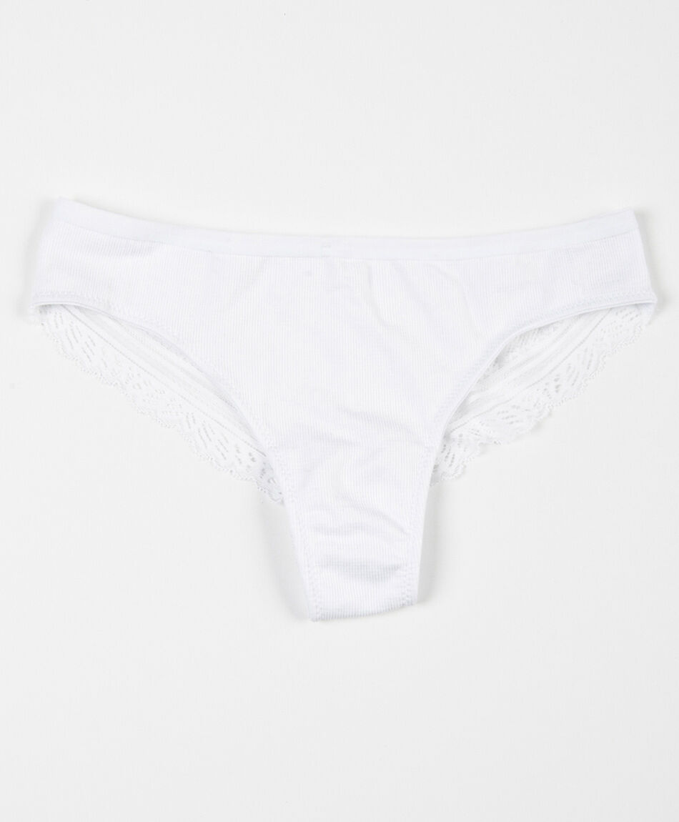 Tanga mujer encaje posterior
