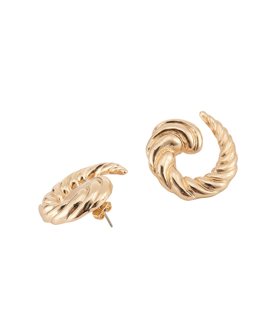 Aros mujer dise&ntilde;o gold