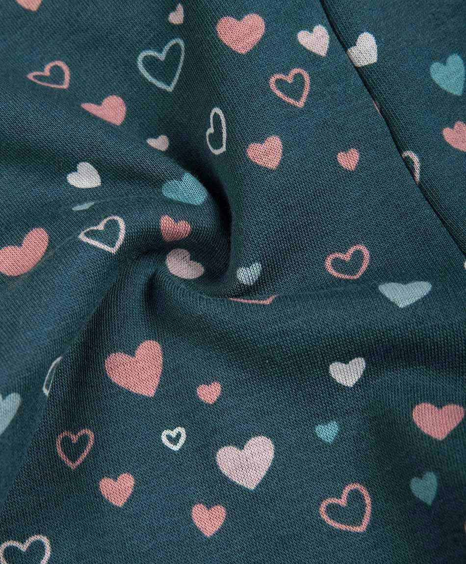 Leggins beb&eacute; forrada corazoncitos
