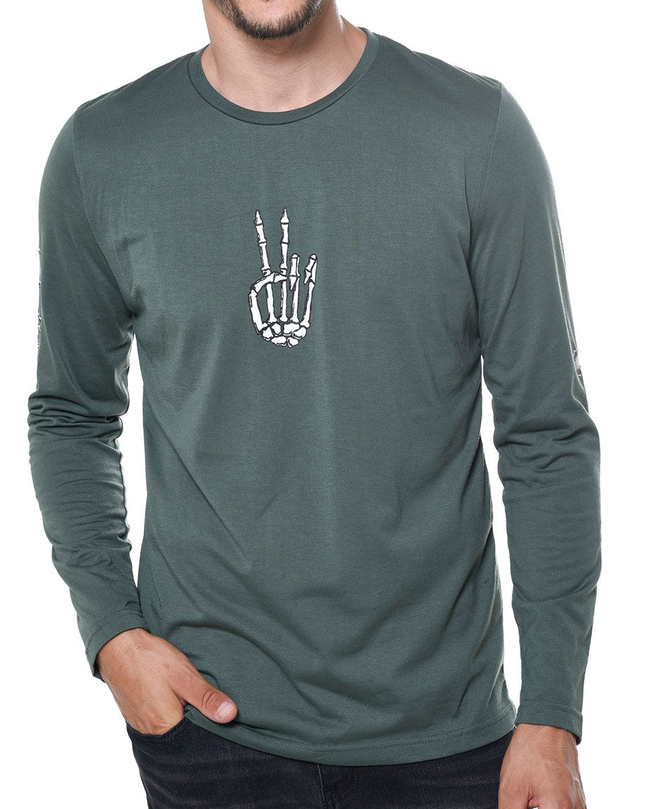 Polera manga larga
