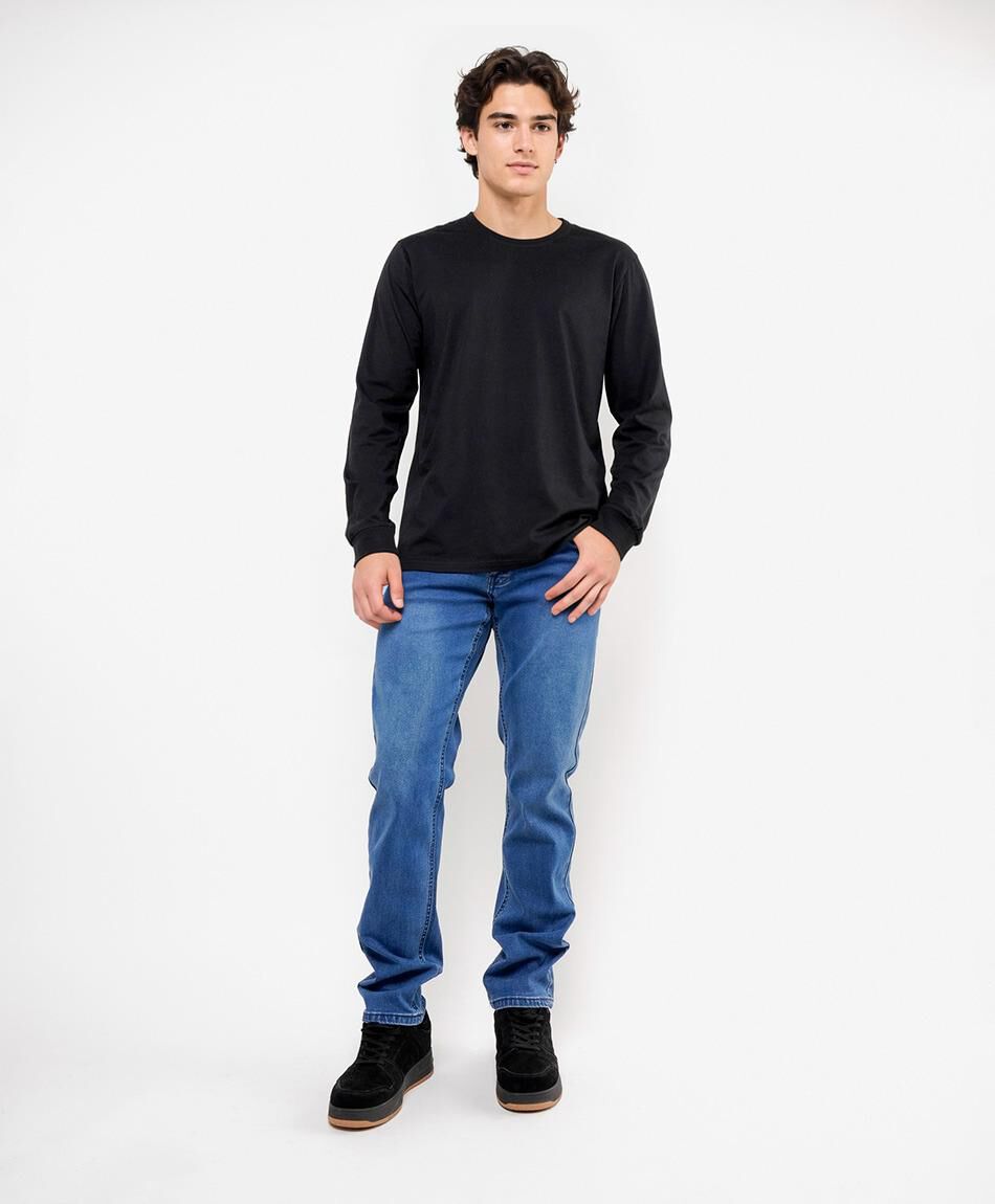 Jeans hombre desgastado slim fit
