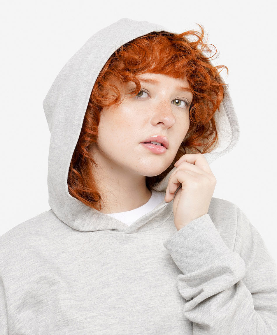 Buzos mujer b&aacute;sico gris