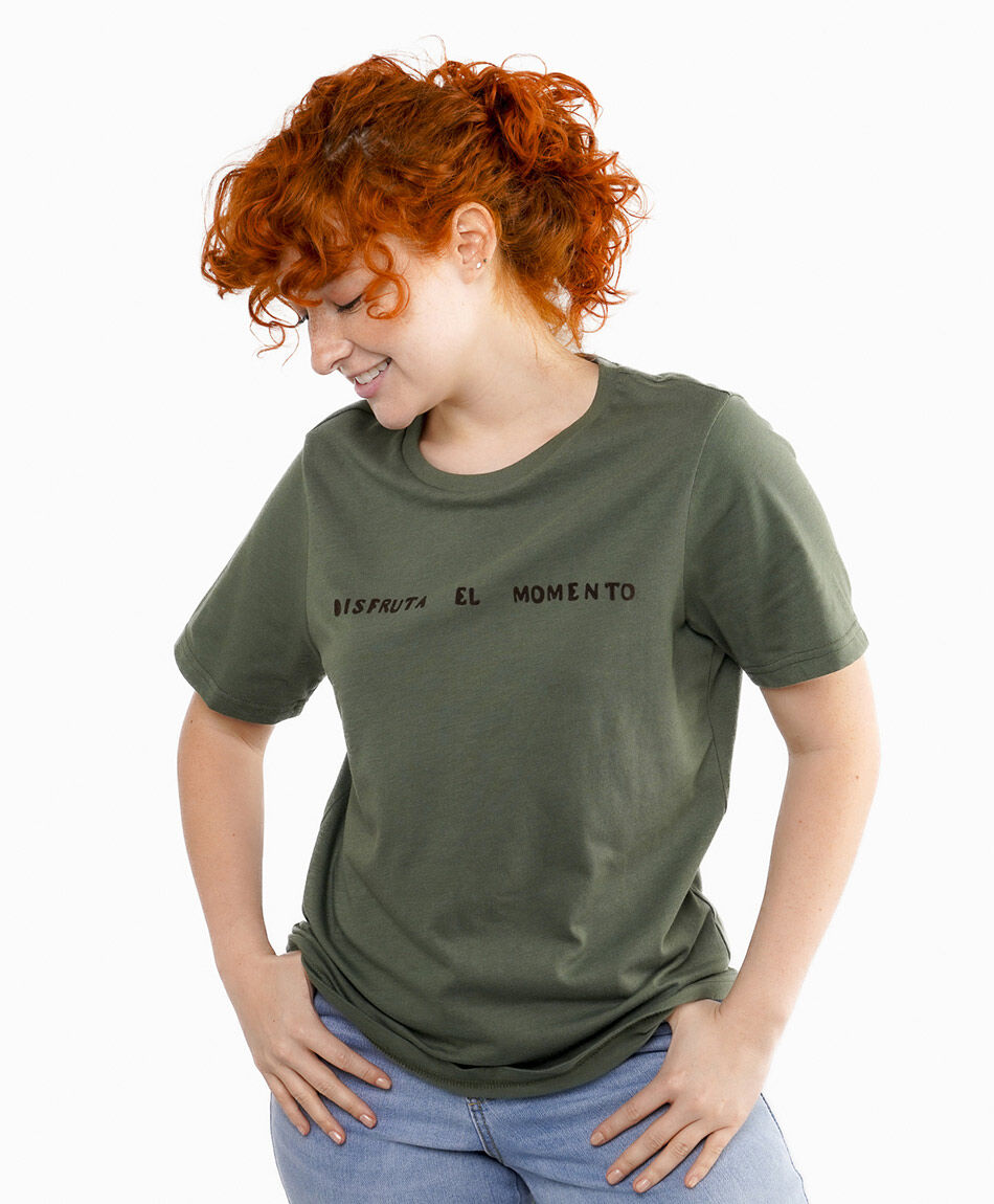 Remera mujer disfruta el momento