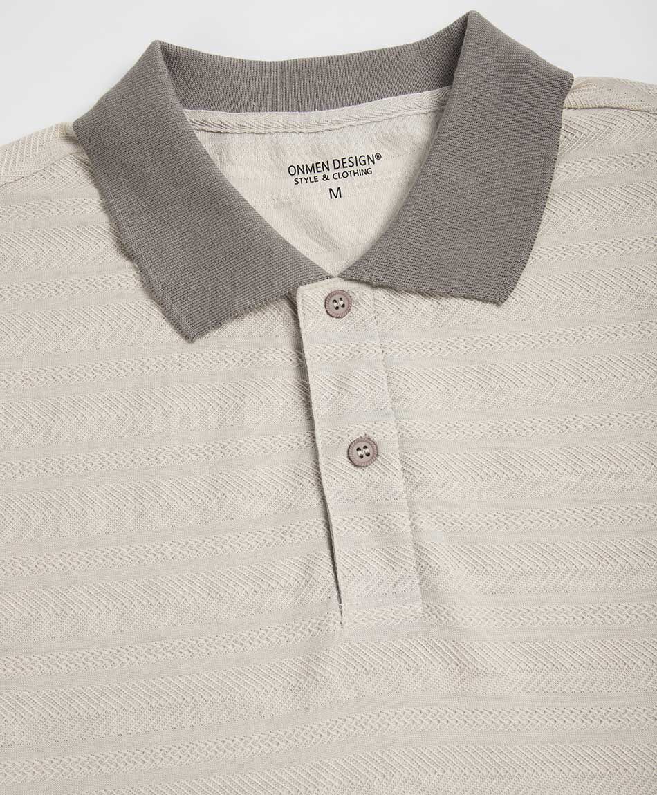 Remera hombre polo caf&eacute;