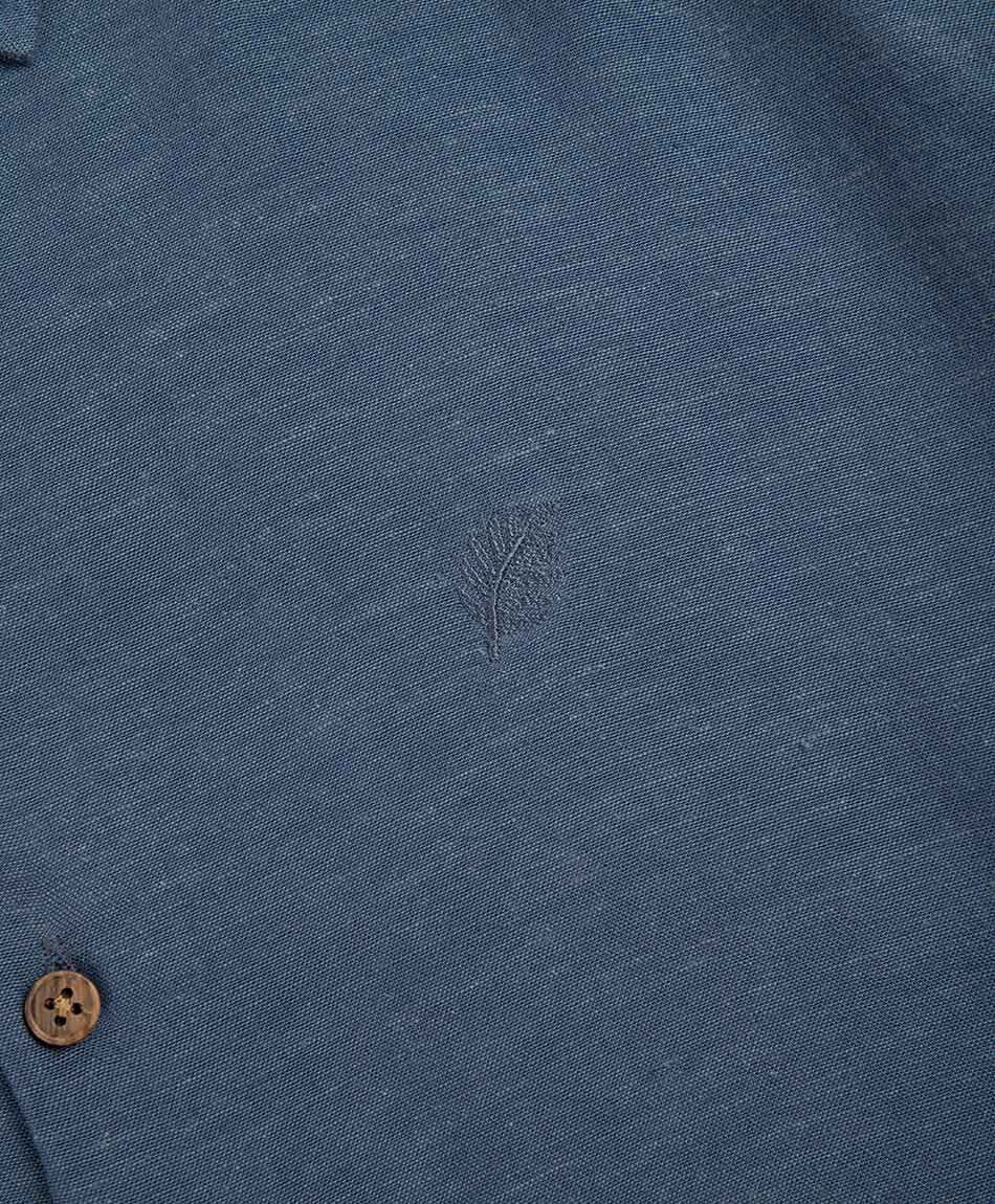 Camisa hombre lino bordado