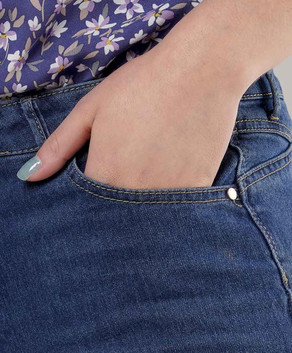 Jeans mujer cl&aacute;sico skinny fit