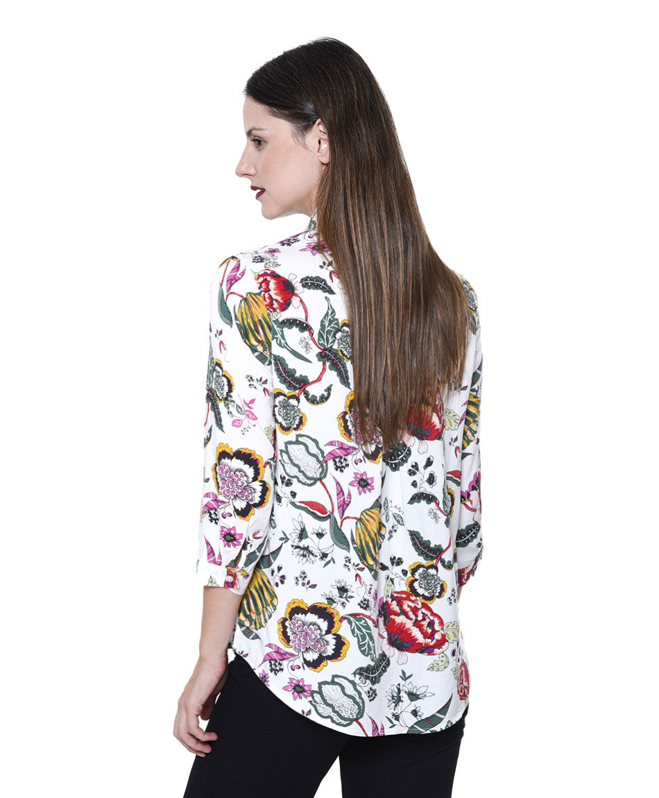 Blusa estampado lazo