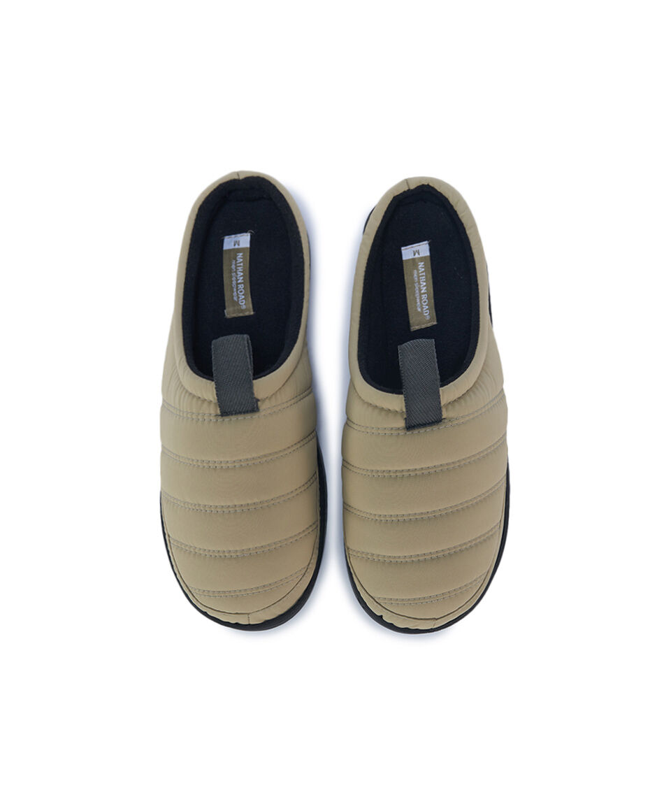 Pantufla hombre acolchada green