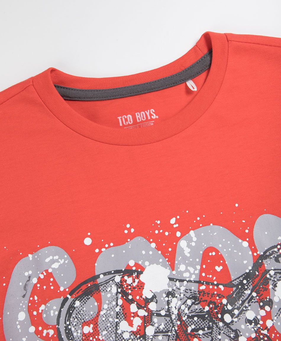 Remera ni&ntilde;o manga larga good vibes