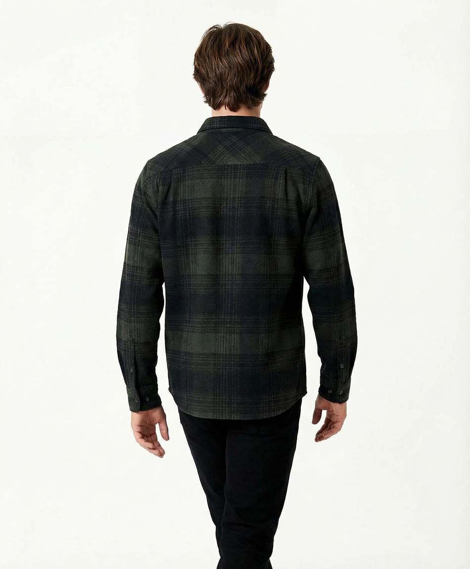 Campera hombre escoc&eacute;s franela