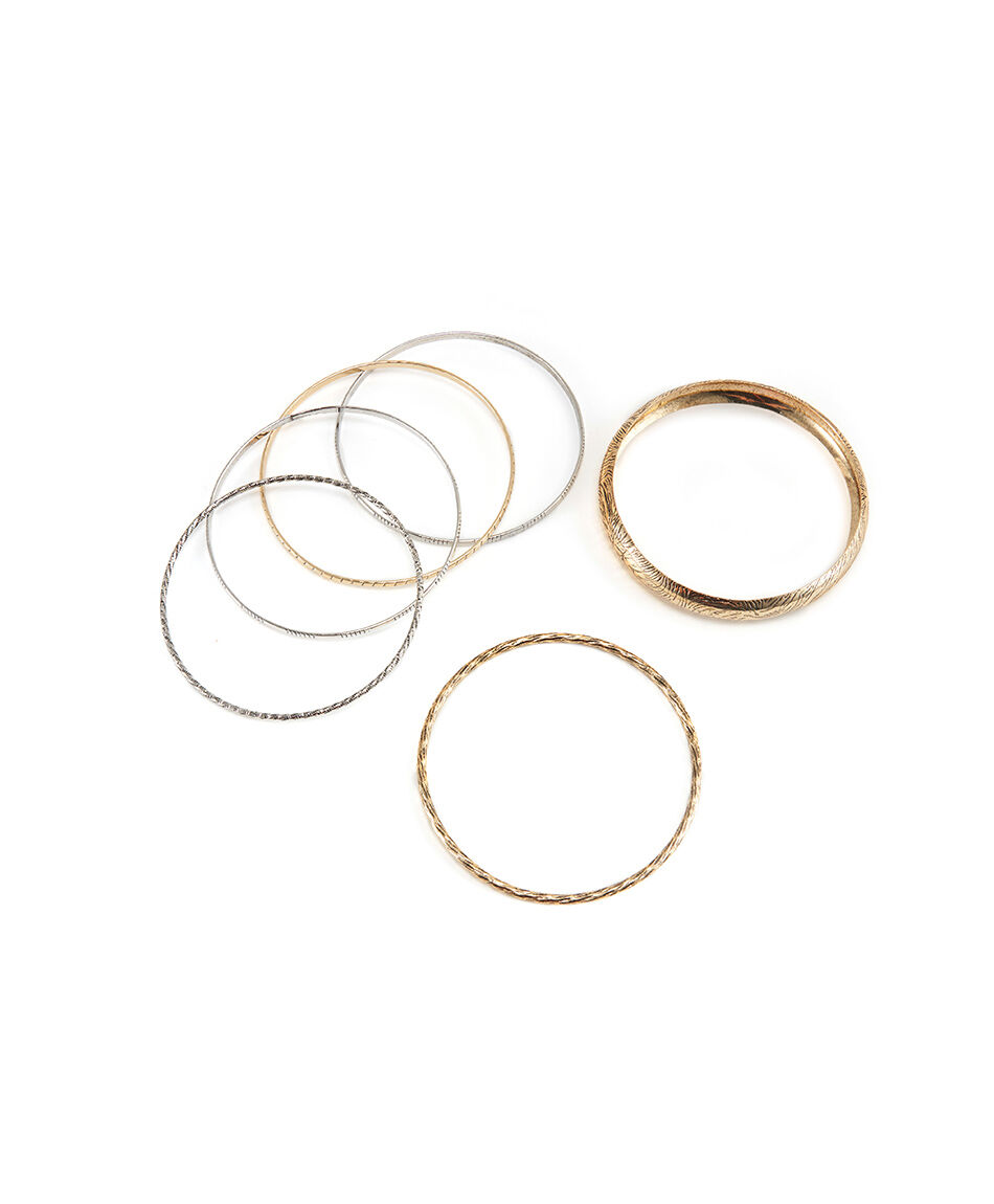Set pulseras mujer circulares