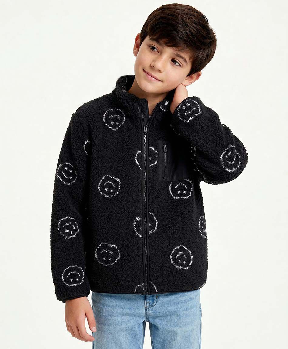 Buzo ni&ntilde;o chiporro smile negro