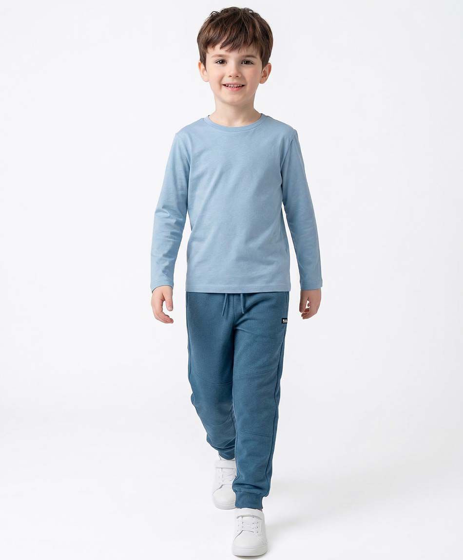 Pantal&oacute;n ni&ntilde;o buzo azul light