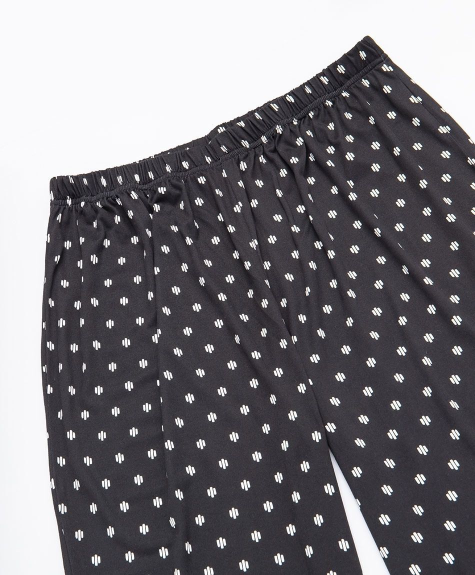 Pijama mujer camisero mini print l&iacute;neas