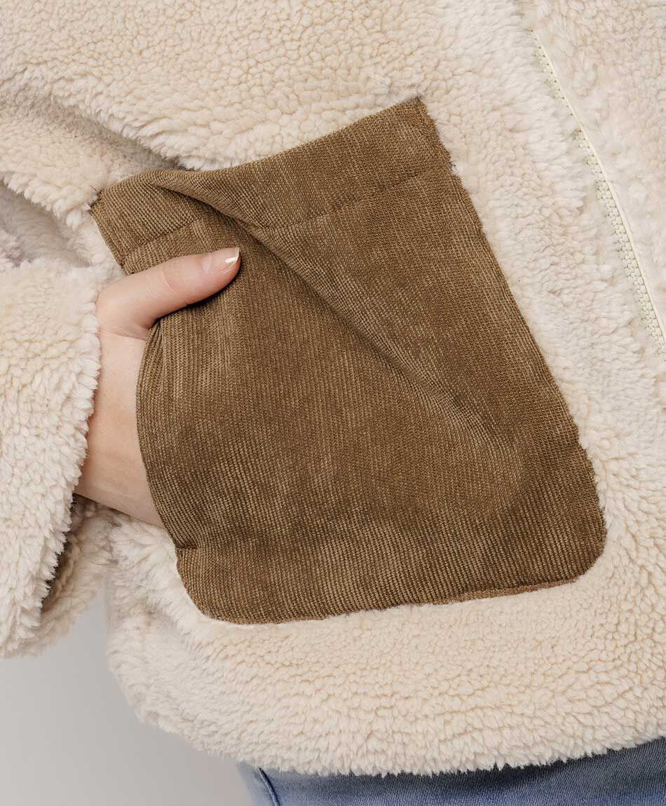 Campera mujer chiporro corderoy
