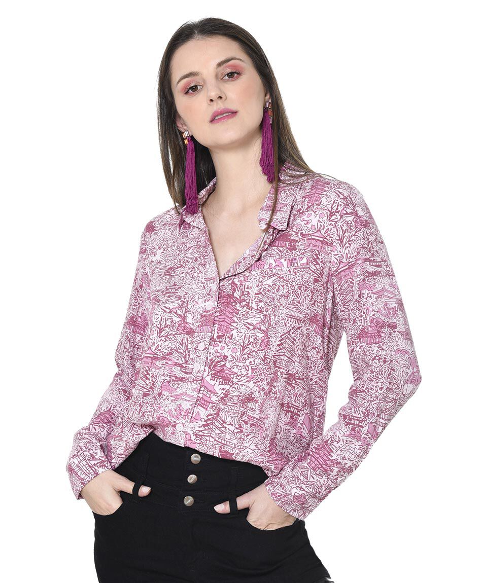 Blusa estampada